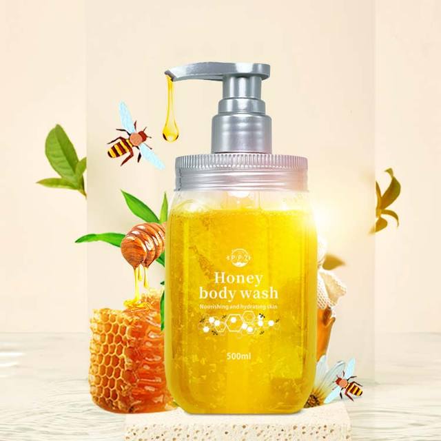 New Product Honey Body Wash Perfumed Shower Gel for Skin Cleansing Moisturizing Nourishing Bath Products for Adults