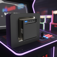 Printer Thermal Mikro Cashino EP-382C 80mm untuk Mesin Game dengan Antarmuka USB, Printer Kiosk Terpasang Panel 3 inci