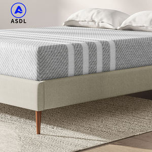 Colchón de espuma de alta densidad con caja de espuma viscoelástica para colchones de espuma viscoelástica de gel de tamaño Individual Doble - Product Image 1