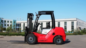 컨테이너 용 엔진 장착 균형 지게차 3 톤 4500mm 디젤 지게차 제조업체 가격 - Product Image 2