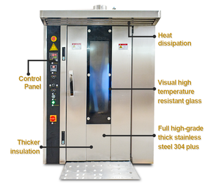 전기 열기 회전하는 오븐 가스 16 쟁반 회전하는 오븐/YOSLON RTS Macadams 빵집, 프랑스 빵 축배 과자 - Product Image 6