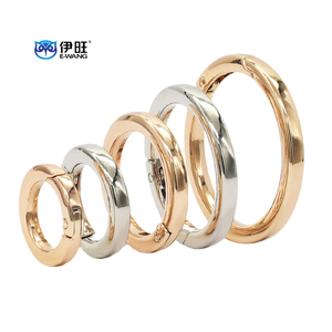 EWANG Zinc Alloy Bag Accessories Custom Bag Strap Open Metal Buckle O <b>Rings</b> Spring <b>Rings</b> - Product Image 1