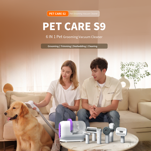 Sıcak Fırsat 6'sı 1 Arada Evcil Hayvan Tüy Alma ve Bakım Seti Düşük Sesli Köpek Tüyü Temizleyici El Tipi Kedi Vakumlu Süpürge Evcil Hayvan Vakum Temizleyici Seti - Product Image 3