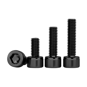 Tornillo de cabeza hexagonal con rosca completa de grado 12.9, 44HRC, 800N.m, de acero aleado con óxido negro antideslizante, en stock. - Product Image 3