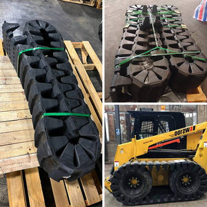 Fabbrica Dirent Sale Skid sterzare sopra le tracce di pneumatici Skidsteer OTT pista di gomma sopra le piste di Skid Loader - Product Image 5