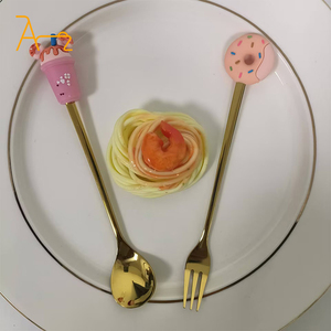 Juego <span class=keywords><strong>de</strong></span> Cuchara y Tenedor para Postre Navideño, Cuchara <span class=keywords><strong>de</strong></span> Muñeca Adorable, Tenedor <span class=keywords><strong>de</strong></span> Frutas y Pasteles <span class=keywords><strong>de</strong></span> Dibujos Animados, Juego <span class=keywords><strong>de</strong></span> Cuchara <span class=keywords><strong>de</strong></span> Café en Caja - Product Image 2