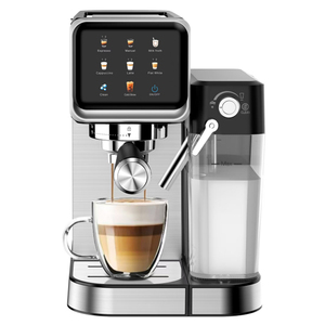 Abbolife Nueva Cafetera de Espresso, <span class=keywords><strong>Selección</strong></span> de Preparación Fría y Caliente, 20 Bares, Cafetera Eléctrica con Calderas Dobles - Product Image 2