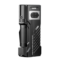 Lampe torche X609 d'extérieur 2000Lm, petite, à modes haut/bas, avec fonction de focalisation, IP55, en alliage d'aluminium, rechargeable, multi-usage, COB, CE/FCC