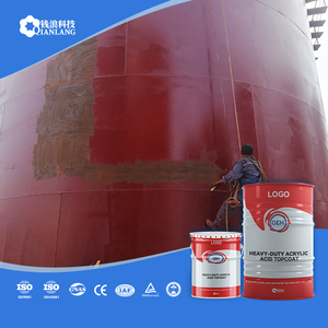 신상품 고점착 속건 부식 방지 페인트 중장비 아크릴 산성 탑 코트 곡물 저장 탱크용 액체 코팅 - Product Image 1