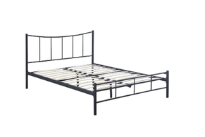 Cama Semi-Doble de Metal Negro-208x129x100cm, Tamaño Colchón 120x200cm - Product Image 4