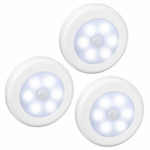 Bastone notturno senza fili alimentato a batteria-ovunque armadio piccolo sensore di movimento sopra armadio lampada a luce di loto a Led - Product Image 4