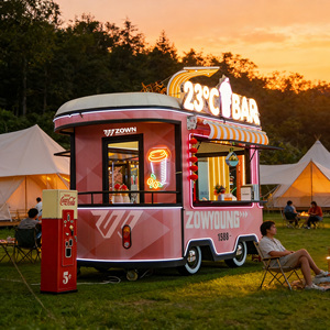 Carritos de Comida Móviles Elegantes y de Nuevo Diseño, Perfectos para Vender Helados, Café y Leche a Precios Bajos - Product Image 1