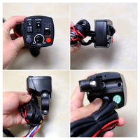 Klaxon de moto Offre Spéciale interstellaire avec haut-parleur de microphone principal et auxiliaire intégré son et lumière