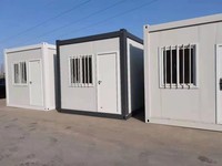 Maison préfabriquée modulaire en acier de 20 pieds, maison conteneur à structure préfabriquée, casa prefabricada