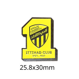 Nhà Máy Bán Buôn Tư Vấn Và Danh Mục Bộ Sưu Tập Tùy Chỉnh Kim Loại Sticker Câu Lạc Bộ Bóng Đá 3D Điện Thoại 3M Kim Loại Sticker - Product Image 5