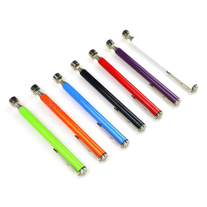 Outil de ramassage magnétique flexible avec logo personnalisé, baguette magnétique télescopique à tête pliable, stylo de poche portable pour mécaniciens - Product Image 1