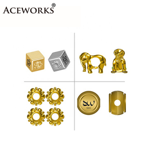 Fabricante Profesional de Cuentas de Acero Inoxidable de Alta Calidad Hechas a Medida con Logotipo Grabado por Láser - Product Image 5