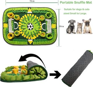 Tapis de renifflement pour chiens de haute qualité, lavable, tapis d'alimentation interactif pour animaux de compagnie, jouet de puzzle d'entraînement olfactif pour chiens - Product Image 6