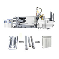 Machine de moulage sous pression automatique en aluminium LH-HPDC-1000T pour la fabrication d'éviers de cuisine domestiques.