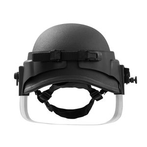 Casco tattico con visiera in vetro di protezione completa visiera di sicurezza per attrezzature di difesa personale - Product Image 3
