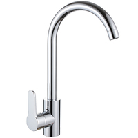Robinet de cuisine moderne à poignée unique en acier inoxydable 304 avec jet pluie, support au sol et barre coulissante, robinet de douche pluie
