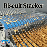 Empileur automatique de biscuits en acier inoxydable 304 pour ligne de production de biscuits