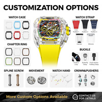 Montres de sport de luxe légères pour hommes Montres mécaniques automatiques ultra-légères Montres pour hommes tendance d'affair