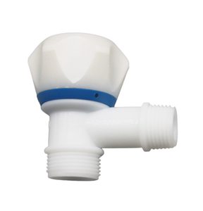 Accessoires de robinetterie en plastique durable pour salle de bain et toilettes : Robinet d'arrêt d'angle pour cuvette de toilettes - Product Image 2
