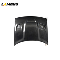 LANGyu Modification 2015-2021 Systèmes de carrosserie automobile Capot avant en fibre de carbone Challenger Type-Hellcat pour Dodge