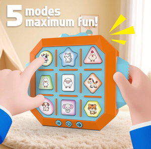 Consola <span class=keywords><strong>de</strong></span> Juegos 5 en 1 para Niños, Juguete Tic-Tac-Toe con Coche <span class=keywords><strong>de</strong></span> Animales, Juguetes Antiestrés, Regalo Educativo para Niños - Product Image 4