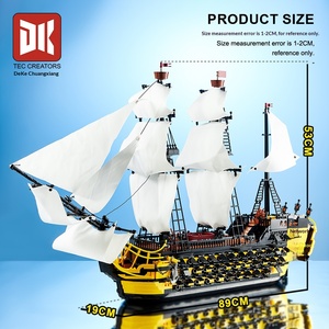 La Nave Pirata 6005: Puzzle per Bambini dei Caraibi, Blocchi da Costruzione, Giocattolo Transfrontaliero, Regalo di Compleanno - Product Image 3