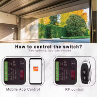 Interrupteur WiFi universel Tuya RX-MULTI pour porte de garage et portail : récepteur intelligent 300-868 MHz