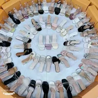 Nouvelles sandales d'été à talons hauts pour femmes, style africain, à semelle épaisse, avec nœud et strass, pour le commerce extérieur