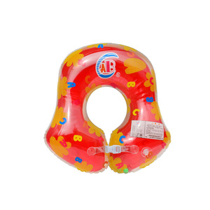 <b>Inflatable</b> Swimming Ring For Babies Thickened U Shaped Oval Design With Printing Pattern Child Water Play Safety <b>Float</b> - Product Image 3