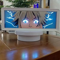 159 Modelos de Póster de Caja de Luz de Anime, Lámpara 3D de Papel Tallado de Dibujos Animados a Batería, Luces Nocturnas LED RGB Coloridas para Dormitorio