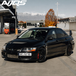 Rines Forjados NJQS para Auto, 18 y 19 Pulgadas, Monobloque, Negros, Personalizados, de Aleación, para Subaru WRX, Mitsubishi Lancer Evo, <span class=keywords><strong>Toyota</strong></span> <span class=keywords><strong>Yaris</strong></span> <span class=keywords><strong>GR</strong></span> - Product Image 4