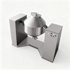 Industria bevande alimentari latte caffè in polvere conico frullatore pillola in polvere doppio cono Mixer miscela macchina 100Kg - Product Image 1