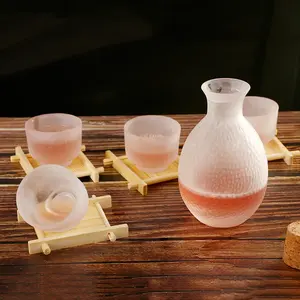 Японская бутылка для саке, стеклянный винный набор, желтое рисовое вино, грелка для горячего горшка, бытовая фруктовая слива, винная чашка, диспенсер для вина Baijiu