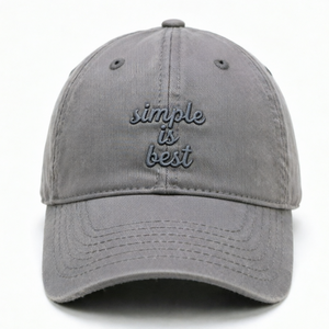 Gorras de béisbol de algodón bordadas personalizadas, de 6 paneles, hechas en Vietnam, sombreros fabricados por OEM para venta al por mayor - Product Image 3