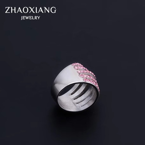 Hollowed Out <b>Rings</b> Red Orange Black White Crystal Multi-Layer <b>Finger</b> <b>Ring</b> for Women Gifts Fashion Jewelry Iced Out <b>Rings</b> - Product Image 4