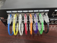 Kabel Jaringan LAN UTP Cat6 KECHENG Model Cat6-631 0.5M 1M 1.5M OEM Patch Cord Kabel Komunikasi Laris Terjual