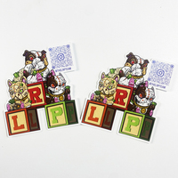 Autocollant d'impression double face étanche aux UV anti-rayures personnalisé avec code QR papier code à barres CMJN