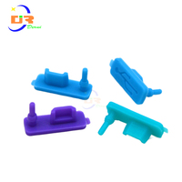 OEM personnalisé vente en gros entrée micro anti-port ctype type-c capuchon en caoutchouc silicone couvre accessoires électroniques prise anti-poussière USB