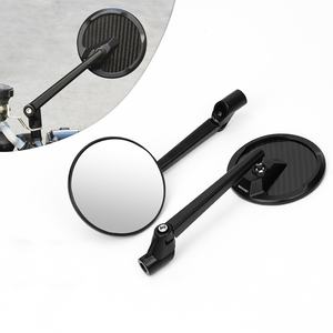 Accessoires pour motos, rétroviseur réfléchissant pour moto, rétroviseur en fibre de carbone pour scooter électrique, rétroviseur universel - Product Image 2