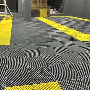 แผ่นไวนิลพื้นผิวเรียบสำหรับเคลือบเซรามิก PP สำหรับงานในโรงจอดรถการออกแบบอุตสาหกรรมกันลื่นสำหรับโรงงาน - Product Image 3