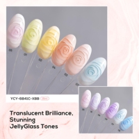 Hema Free Biab Nail Builder in a Jar Gel d'extension auto-nivelant liquide fluorescent pour la pose d'ongles en salon, marque privée