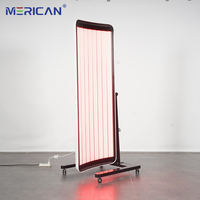 Tempat Tidur Terapi Cahaya Merah Komersial untuk Seluruh Tubuh 4800 LED Dual Wavelength 633 850nm Mesin Terapi Cahaya dengan Stand Pengangkat