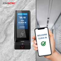 CT5 Touch Screen Smart QR Code Access Control Keypad Door Reader for Entrance to Gym Salon Hotel