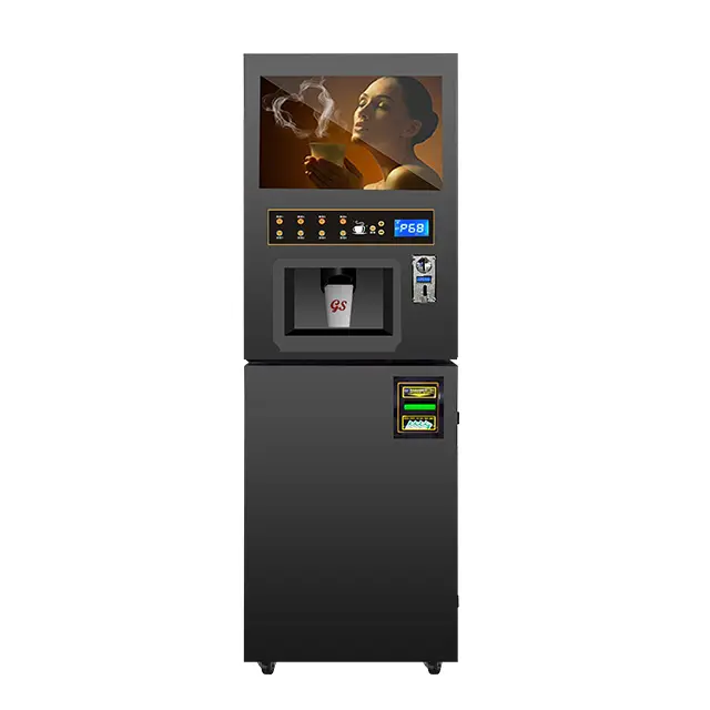 georgia ice tea and cold coffee vending machine