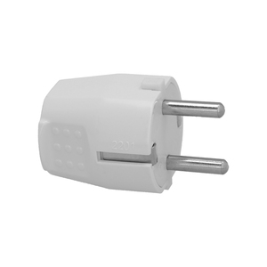 Spina Schuko a 2 Poli con Messa a Terra 16 Ampere Bianca - Product Image 5
